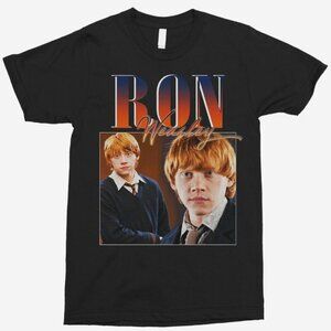 Ron Weasley Vintage T-Shirt, Wizarding World Fan Gift Tee 17